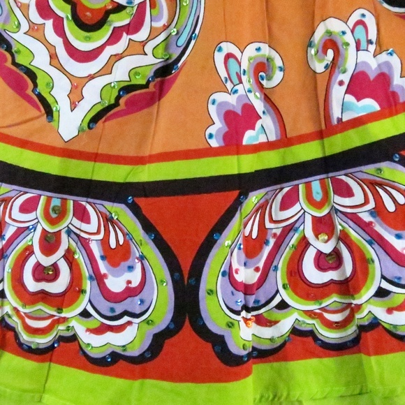 Jane Ashley Woman Skirt Cotton 3XL - Picture 3 of 7